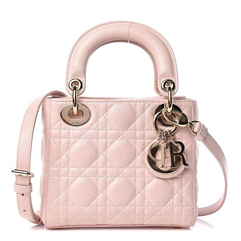 lady dior pink lambskin replica|lambskin cannage mini lady dior.